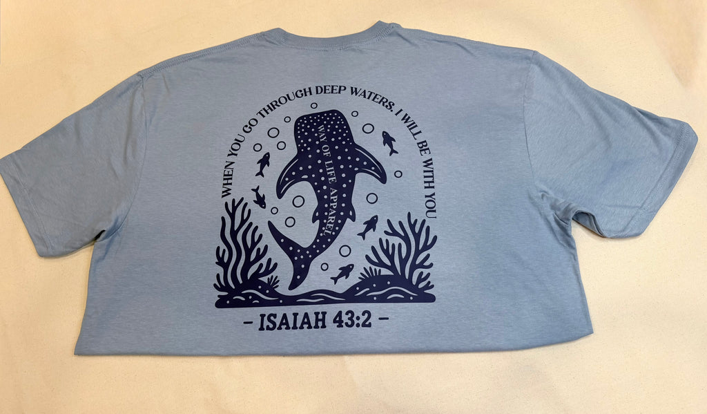 Through Deep Waters Tee – Isaiah 43:2
