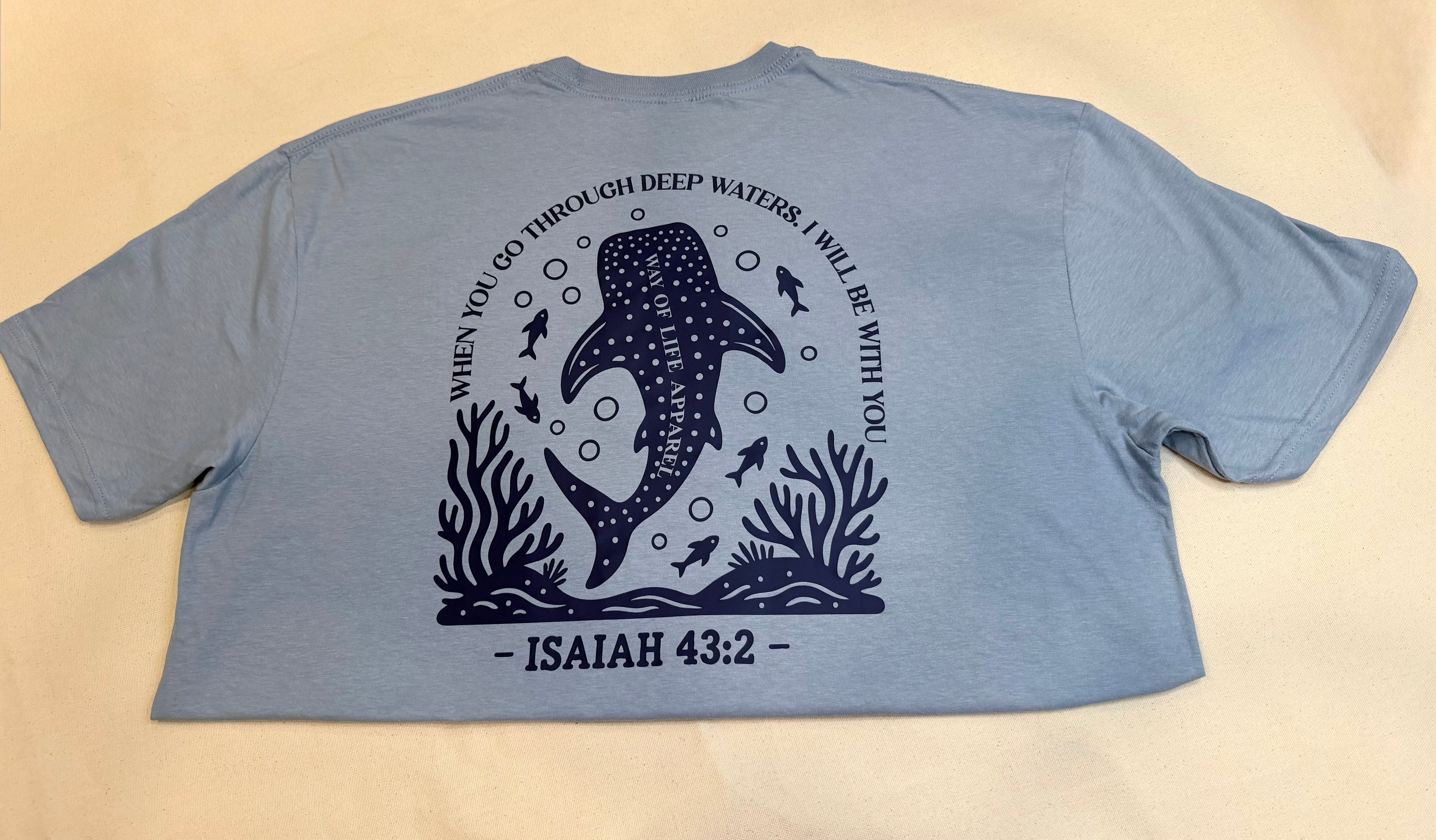 Through Deep Waters Tee – Isaiah 43:2